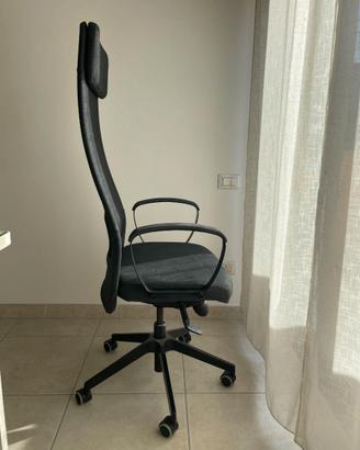 Sedia da ufficio MARKUS IKEA GRIGIO SCURO