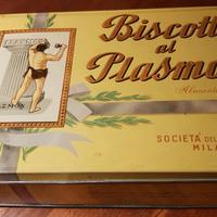 Scatola di latta Plasmon anni ‘50