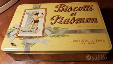 Scatola di latta Plasmon anni ‘50