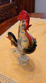 Gallo in vetro di Murano