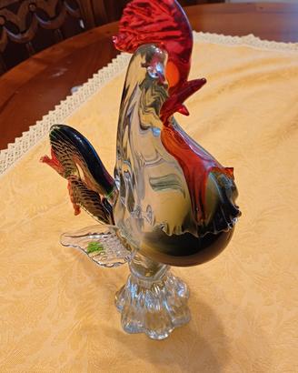 Gallo in vetro di Murano