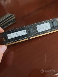 Lotto 8 RAM DDR3 – PC3-10600 1333MHz – e 1066MHz  