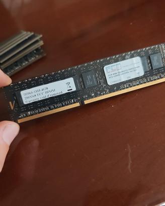 Lotto 8 RAM DDR3 – PC3-10600 1333MHz – e 1066MHz  