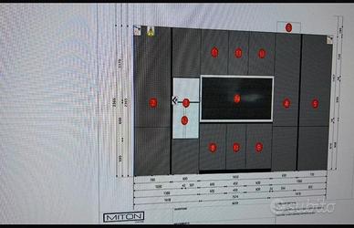 Cucina Miton  4.77m + Isola 3.5m + Elettrodomestic