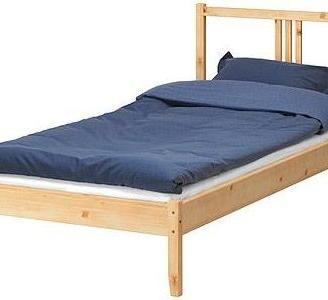 2X Letto singolo in pino naturale IKEA - NUOVO