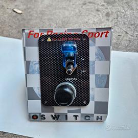 Interruttore accensione auto sportivo