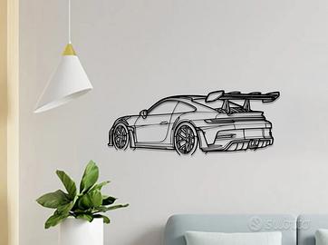 Decorazione muro porshe