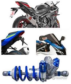 SUZUKI GSX R 1000 accessori pedane frizione freni