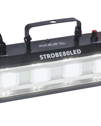 STROBE80LED - Luce stroboscopica LED 4x20W - Nero
