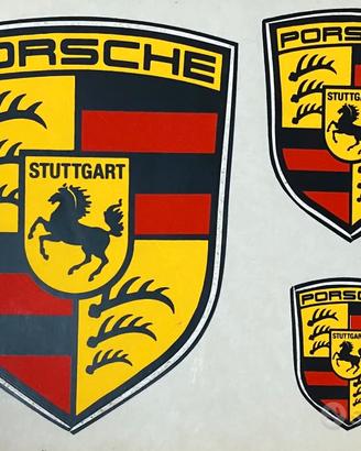 3 Adesivi originali Porsche