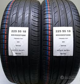 2 GOMME 225 55 18 BRIDGESTONE BR1492