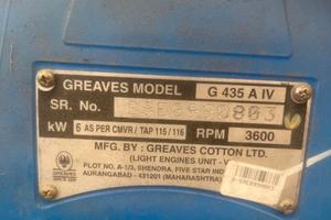Motore Diesel Greaves G 435 A IV (6 kW - NUOVO)