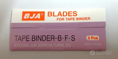 Lame BJA per pinza legatrice