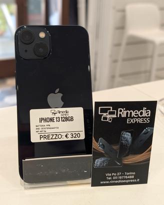 iPhone 13 128GB nero usato garanzia 