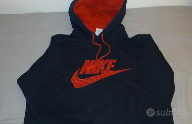 felpa nike rosso nera