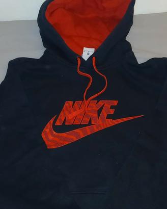 felpa nike rosso nera