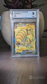 Ninetales Ex Holo Pokémon #186/165 PSA 9 Mint