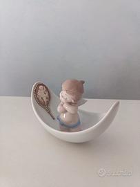Svuotatasche in porcellana con statuina