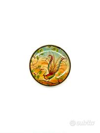 Vecchia Scatola Di Latta Anni ‘50 “Pavone” Pagani?