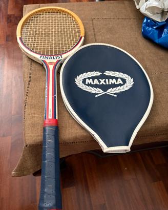Racchetta Tennis Vintage legno MAXIMA FINALIST