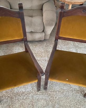 Sedie in legno massello