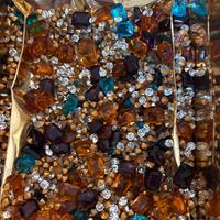 Perline tipo Swarovski e pietre x decorare
