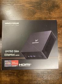 Minis Forum UM760 Slim Mini PC - AMD Ryzen 5 7640H