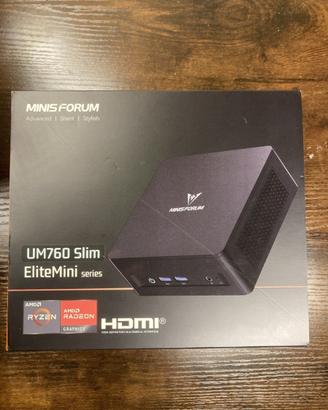 Minis Forum UM760 Slim Mini PC - AMD Ryzen 5 7640H