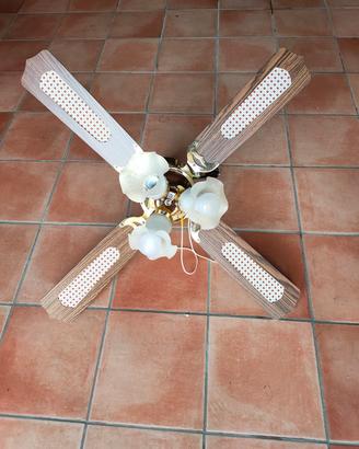 Ventilatore da soffitto con luci ontegrate
