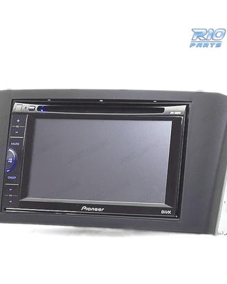 CORNICE NERA PER AUTORADIO 2-DIN PER TOYOTA AVENSI