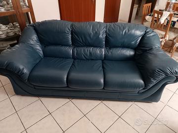 Divano Vera Pelle Mai Usato