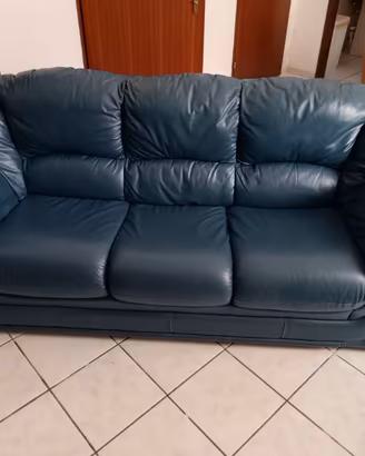 Divano Vera Pelle Mai Usato