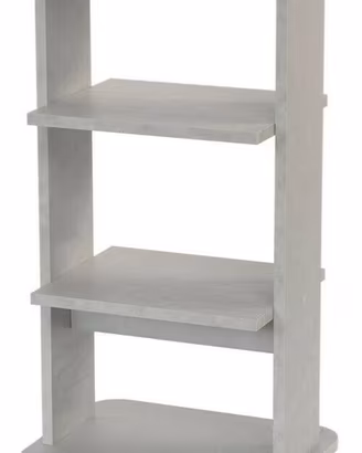 Carrello Porta TV con Ruote - Bianco Cemento - 3 R