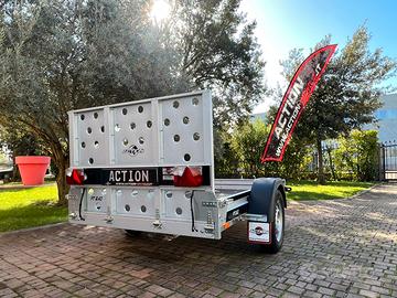 Rimorchio trasporto moto/quad/cose