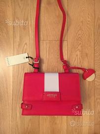 Borsetta pelle rossa GUESS