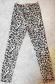 Calzedonia pantalone skinny leopardato S 