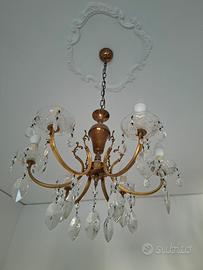 Lampadario vintage a gocce