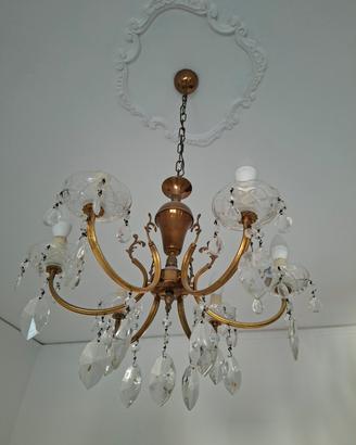 Lampadario vintage a gocce