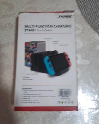 caricabatterie più porta nintendo switch nuovo