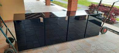 Madia nero lucido laccato