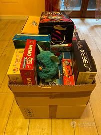 Box Giochi vari (società, educativi, puzzle).