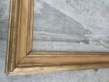 Cornice antica in legno dorato XVII 600  152x112