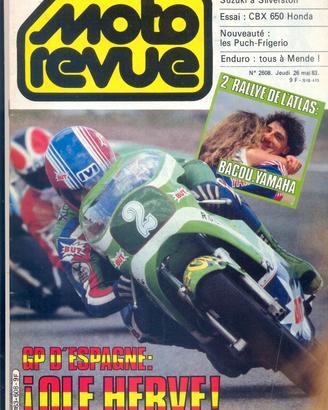 Rivista francese MOTO REVUE numero 2608 del 1983