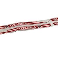 adesivi gilera 50 trial 4v aufkleber rosso bianco