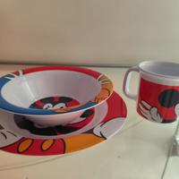 DISNEY TOPOLINO Kit Pappa in Melamina ORIGINALE