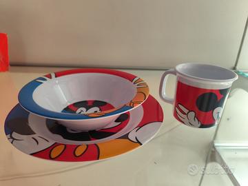 DISNEY TOPOLINO Kit Pappa in Melamina ORIGINALE