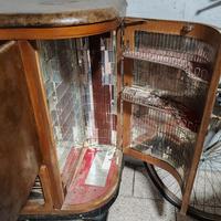 mobile con radio senza giradischi, + porta bottigl