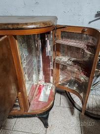 mobile con radio senza giradischi, + porta bottigl