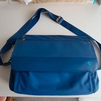 Tracolla messenger piquadro blu