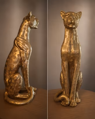 Pantera decorativa Maison du Monde – finitura oro